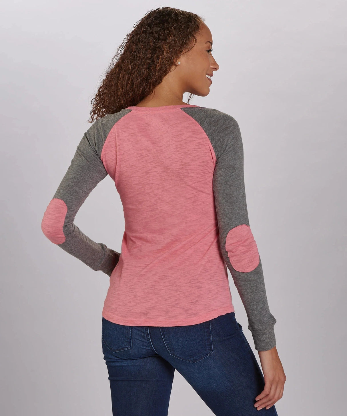 Boxercraft Women's Preppy Patch Slub Long Sleeve T-Shirt Womens Apparel Shirts & Tops