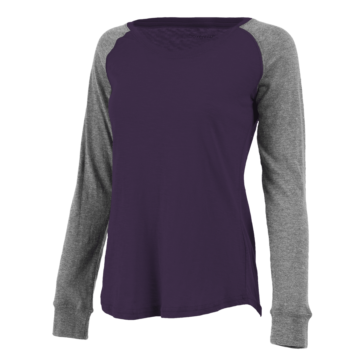 Boxercraft Women's Preppy Patch Slub Long Sleeve T-Shirt Womens Apparel Shirts & Tops