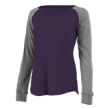 Boxercraft Women's Preppy Patch Slub Long Sleeve T-Shirt Womens Apparel Shirts & Tops