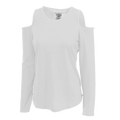 Boxercraft Women's Cold Shoulder Long Sleeve Tee Womens Apparel Shirts & Tops