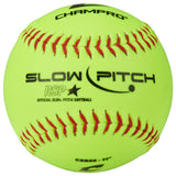 Champro One Dozen 11" Slow Pitch Practice Softballs