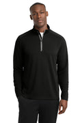 Sport-Tek Men's   Sport-Wick   Textured 1/4-Zip Pullover