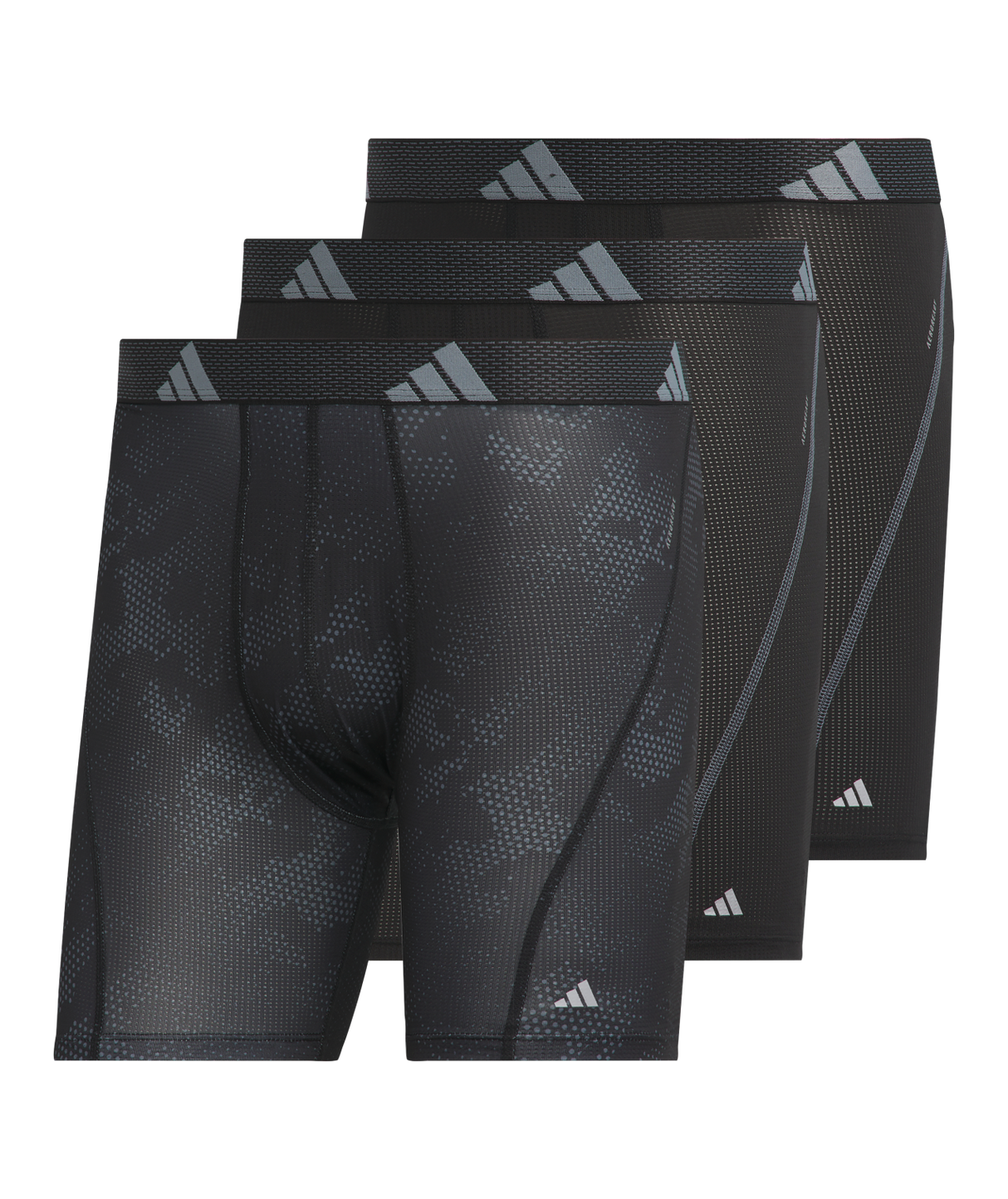 adidas Men's Performance Mesh Graphic 3-Pack Boxer Brief-1