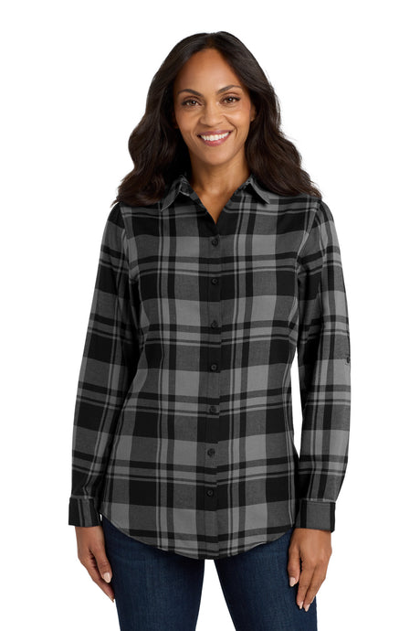 Port Authority Women's   Plaid Flannel Tunic
