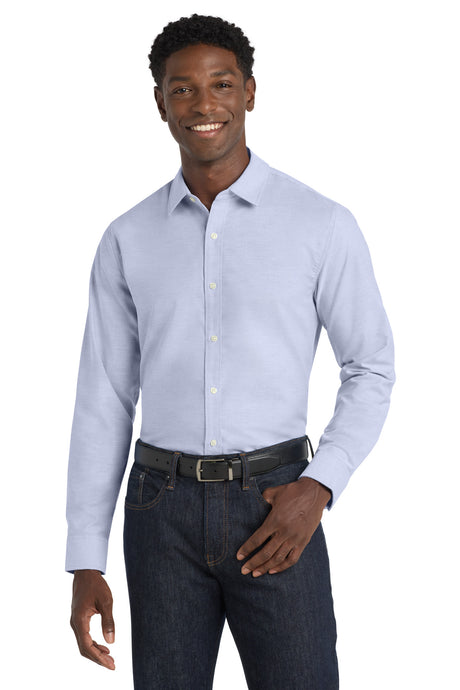 Port Authority Men's    Slim Fit SuperPro    Oxford Shirt