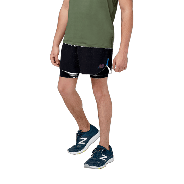 New Balance Men's Q Speed 5 Inch 2 in 1 Short-1