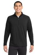 Sport-Tek Men's   Tall Sport-Wick   Stretch 1/4-Zip Pullover