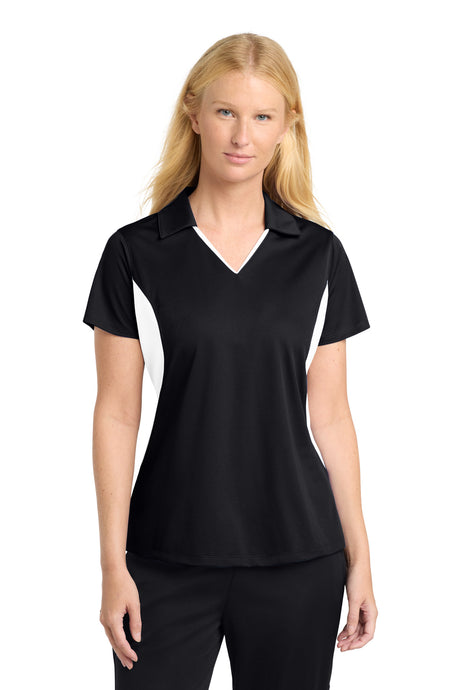 Sport-Tek Women's   Side Blocked Micropique Sport-Wick   Polo