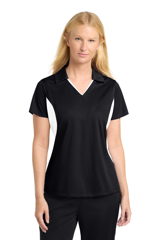Sport-Tek Women's   Side Blocked Micropique Sport-Wick   Polo