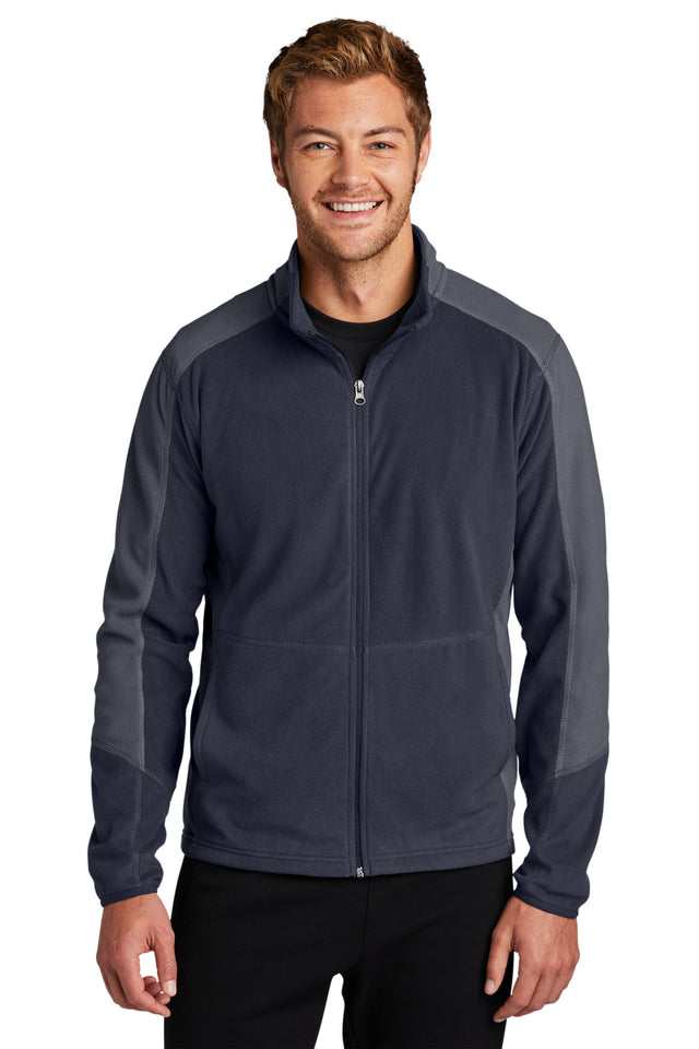 Port Authority Men's   Colorblock Microfleece Jacket