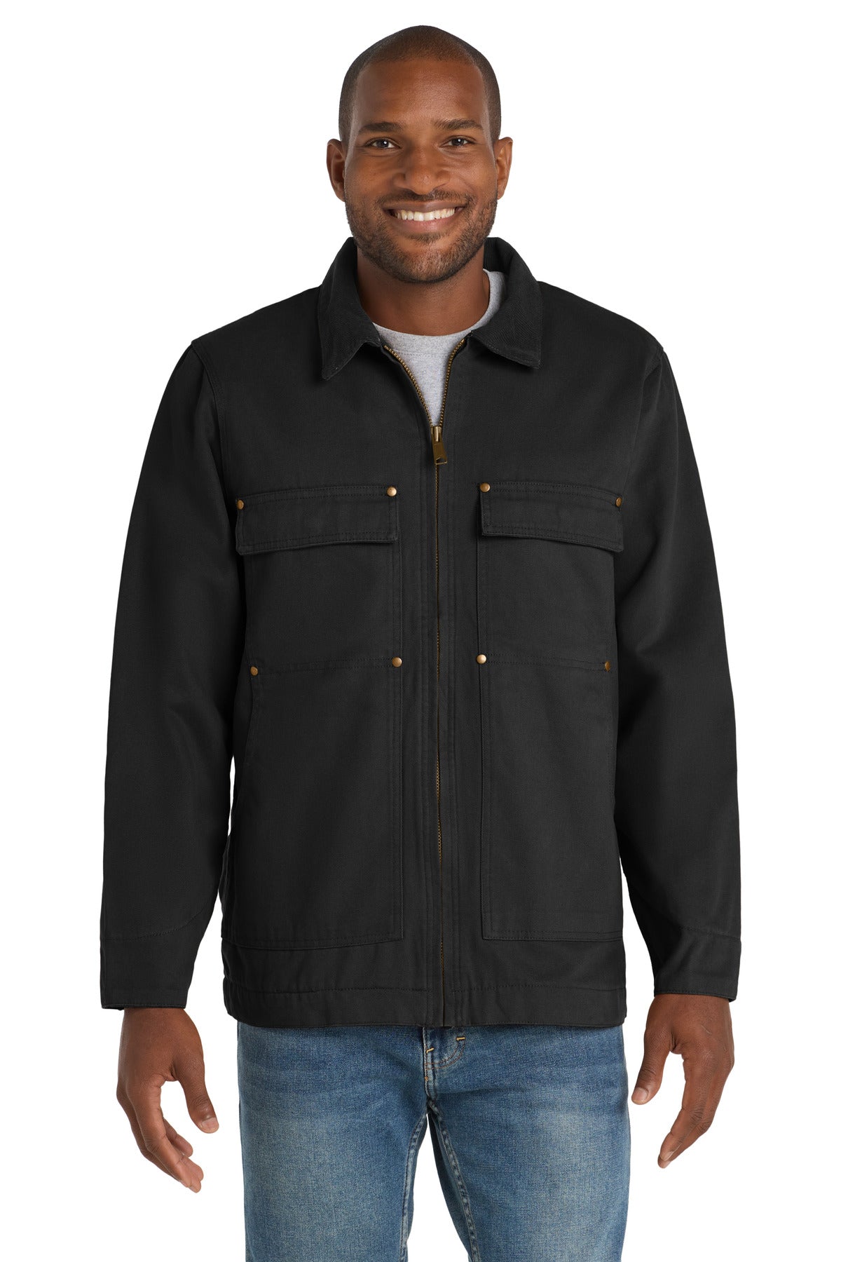 CornerStone Men's   Washed Duck Cloth Chore Coat