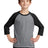 Port & Co Youth   Core Blend 3/4-Sleeve Raglan Tee