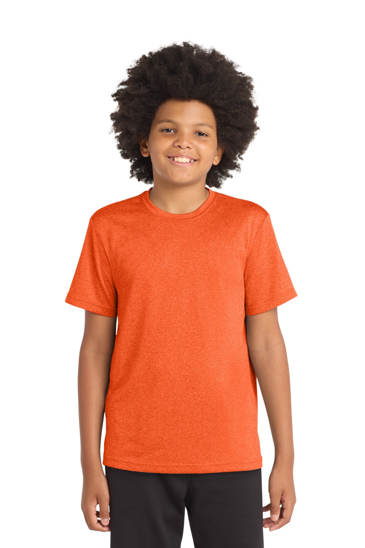 Sport-Tek Youth   Heather Contender Tee