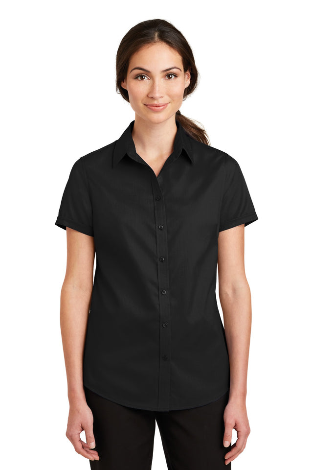 Port Authority Women's   Short Sleeve SuperPro   Twill Shirt
