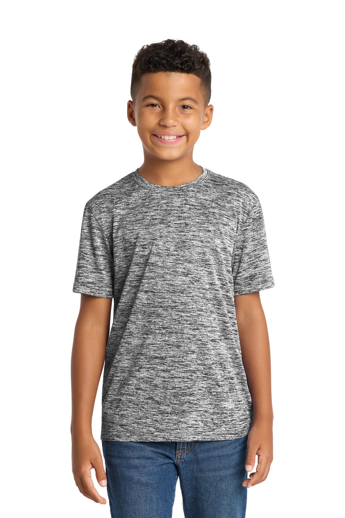 Sport-Tek Youth   PosiCharge   Electric Heather Tee
