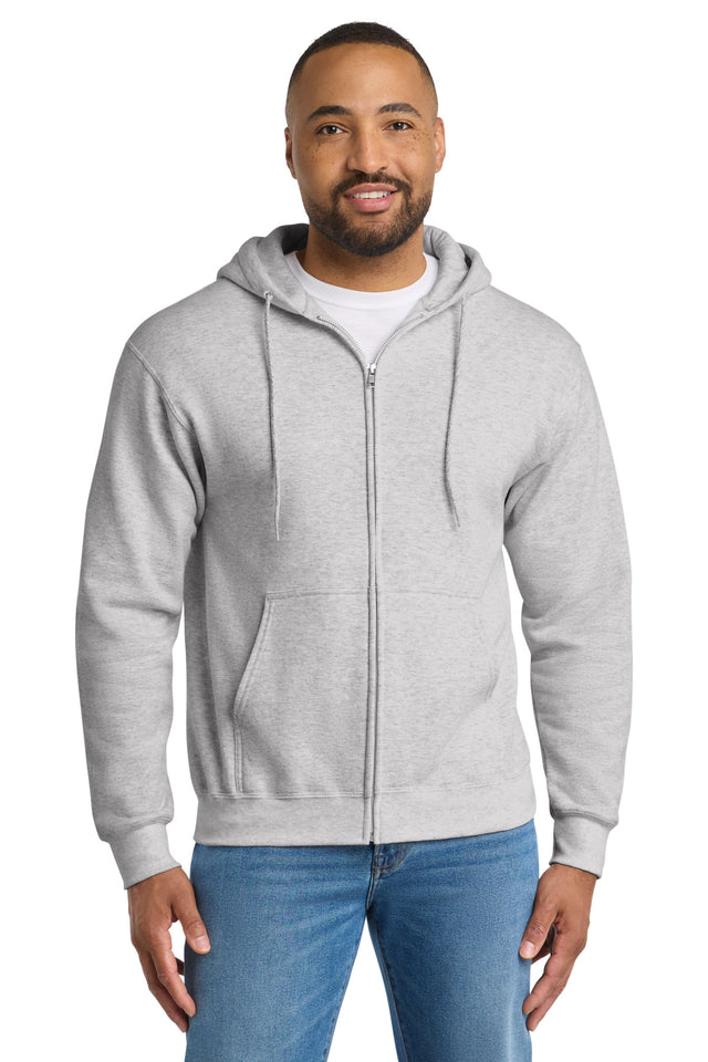 Port & Co Men's   Tall Essential Fleece Full-Zip Hooded Sweatshirt