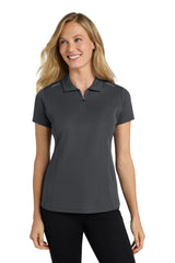 Port Authority Women's   Pinpoint Mesh Zip Polo