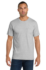 Port & Co Men's   Core Cotton Pocket Tee
