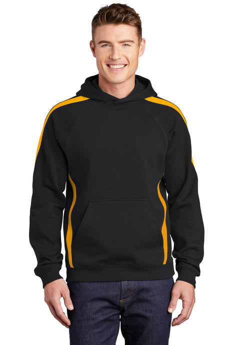 Sport-Tek Men's   Sleeve Stripe Pullover Hooded Sweatshirt