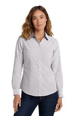 Port Authority Women's    SuperPro    Oxford Stripe Shirt