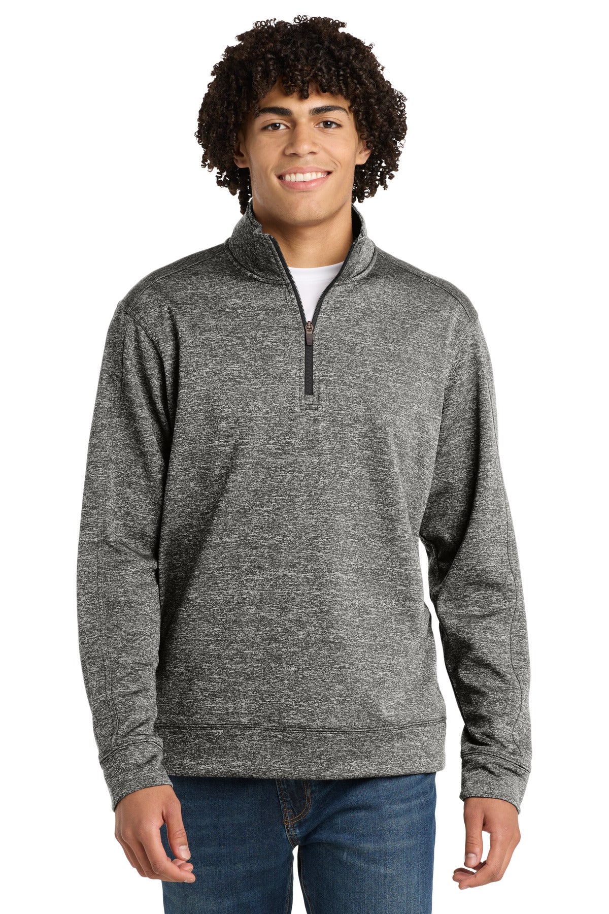 Sport-Tek Men's   PosiCharge   Electric Heather Fleece 1/4-Zip Pullover