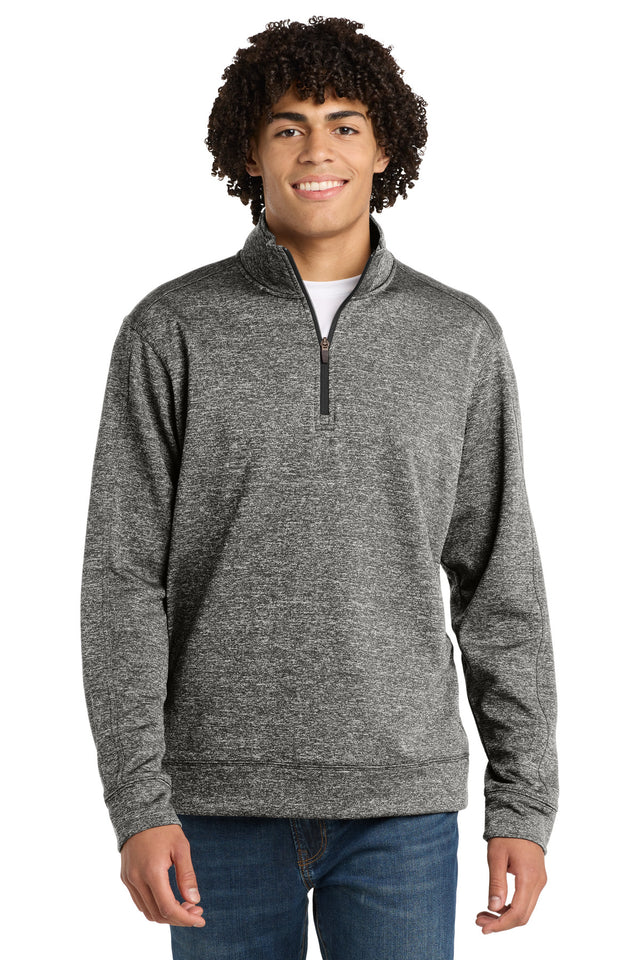 Sport-Tek Men's   PosiCharge   Electric Heather Fleece 1/4-Zip Pullover