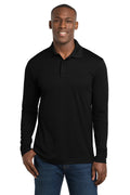 Sport-Tek Men's    PosiCharge    RacerMesh    Long Sleeve Polo