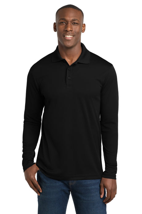 Sport-Tek Men's    PosiCharge    RacerMesh    Long Sleeve Polo