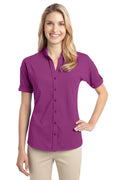 Port Authority Women's   Stretch Pique Button-Front Shirt