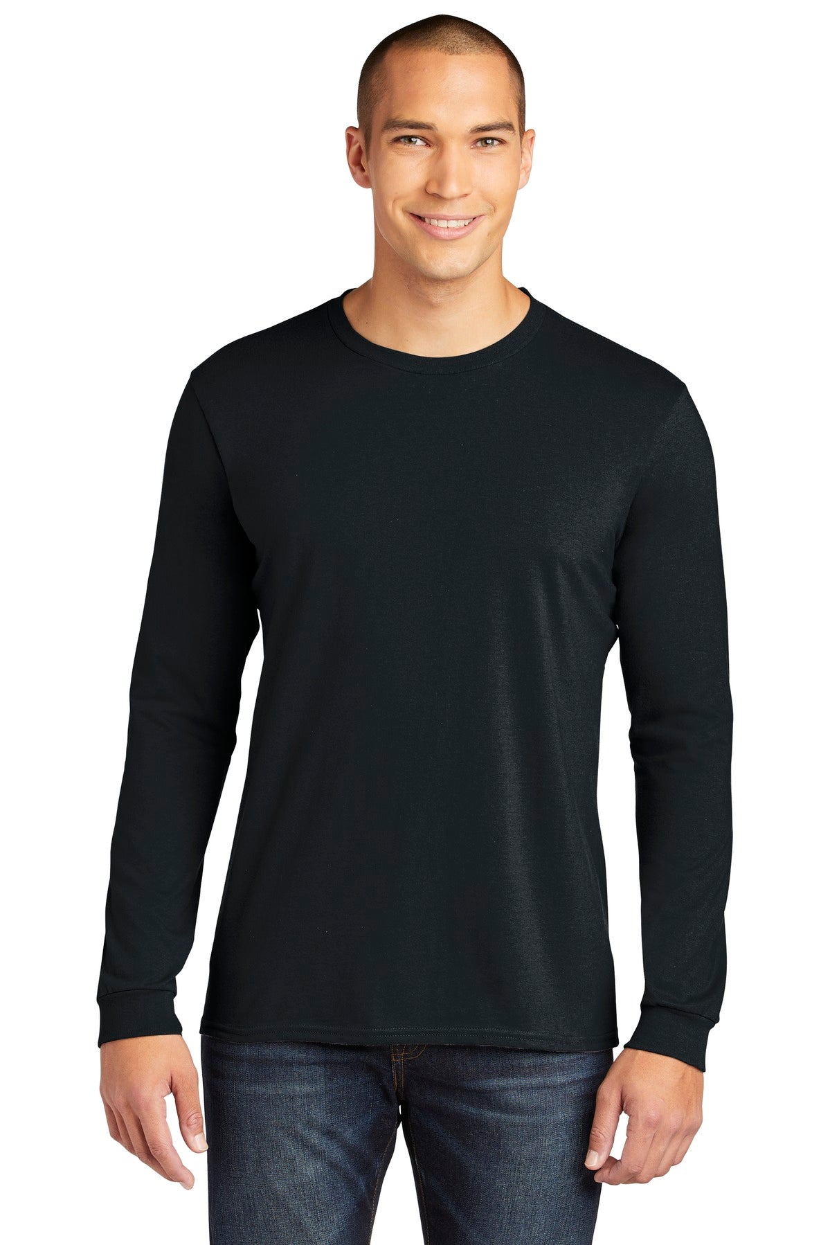 Anvil Men's    100% Combed Ring Spun Cotton Long Sleeve T-Shirt