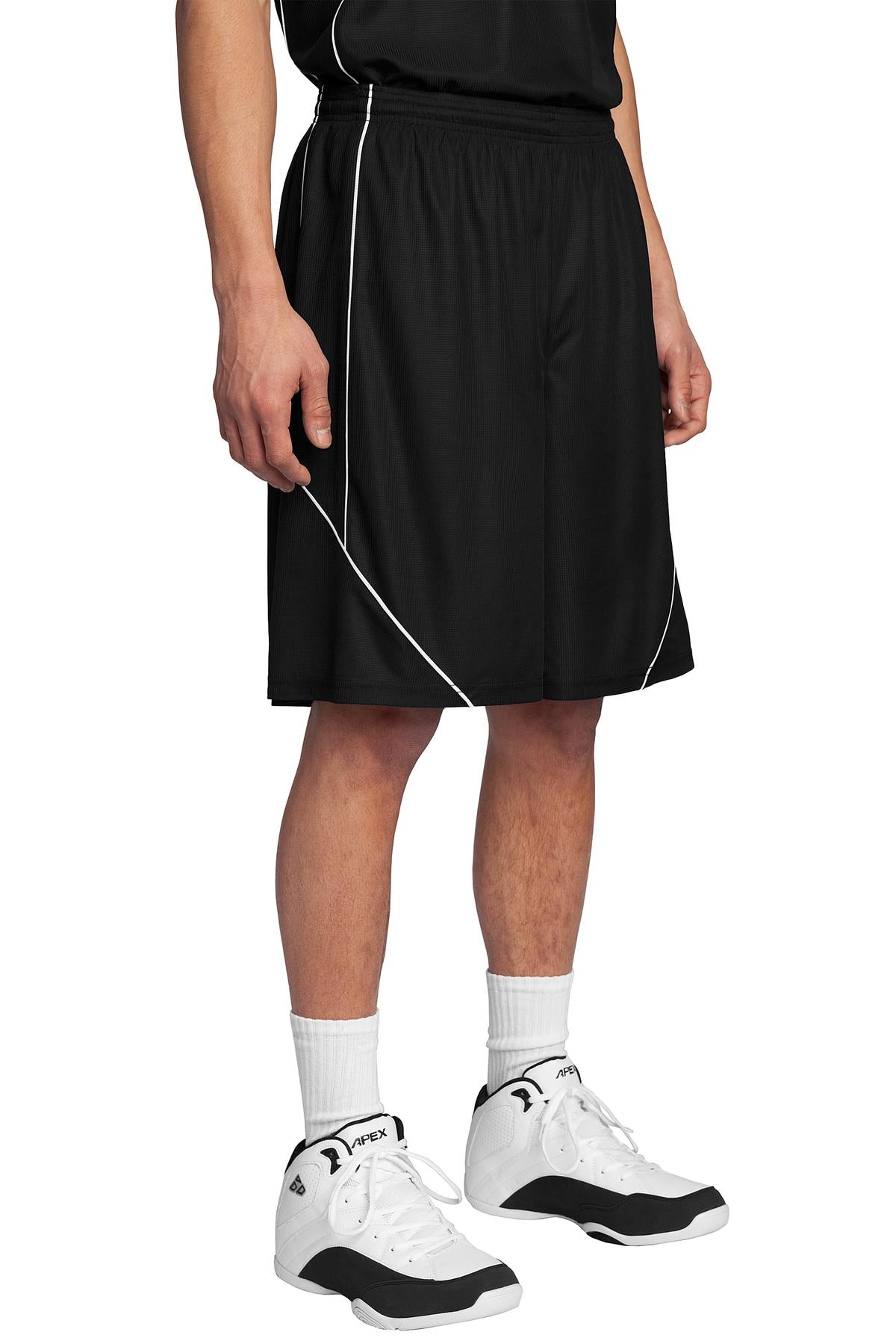 Sport-Tek Men's   PosiCharge   Mesh Reversible Spliced Short