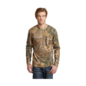 Russell Outdoors Men's ™  Realtree   Long Sleeve Explorer 100% Cotton T-Shirt with Pocket