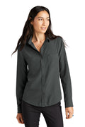Mercer+Mettle Women's   Stretch Crepe Long Sleeve Camp MM2013