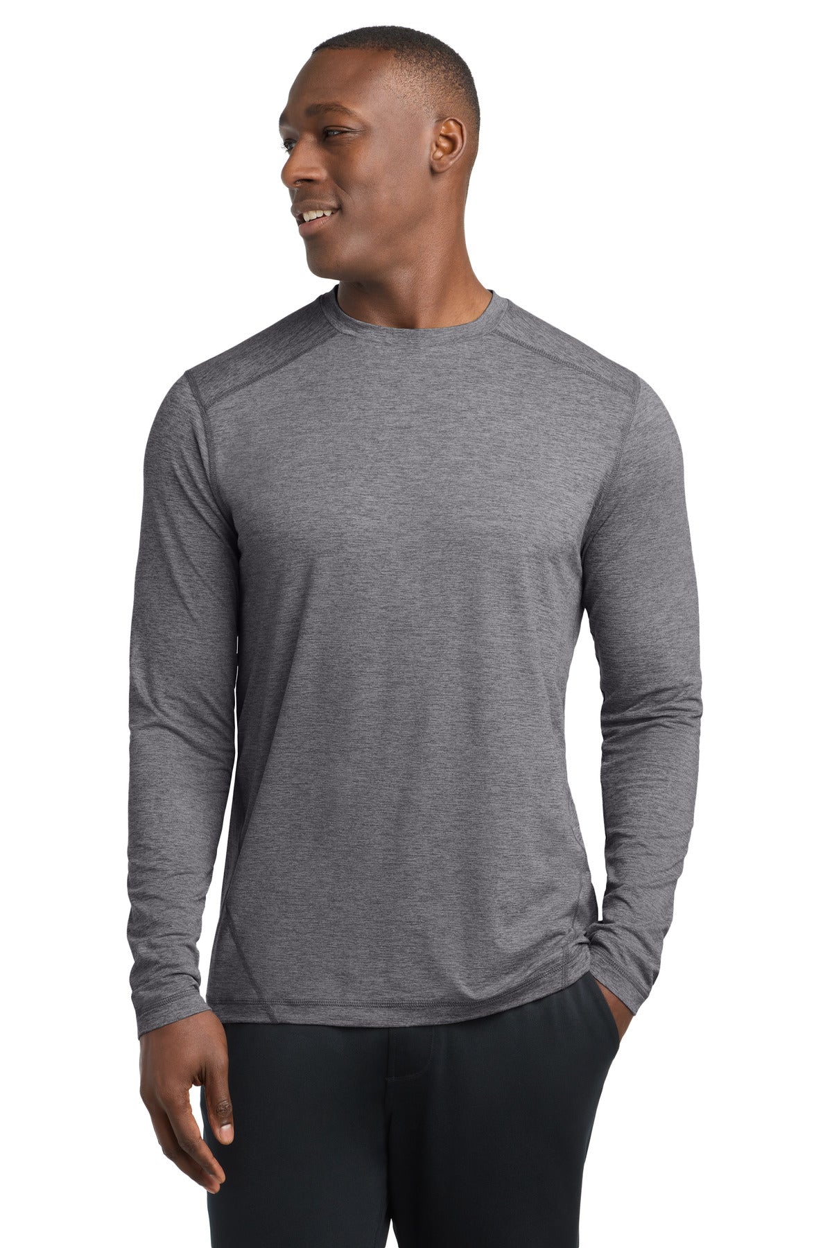 Sport-Tek Men's    Exchange 1.5 Long Sleeve Crew
