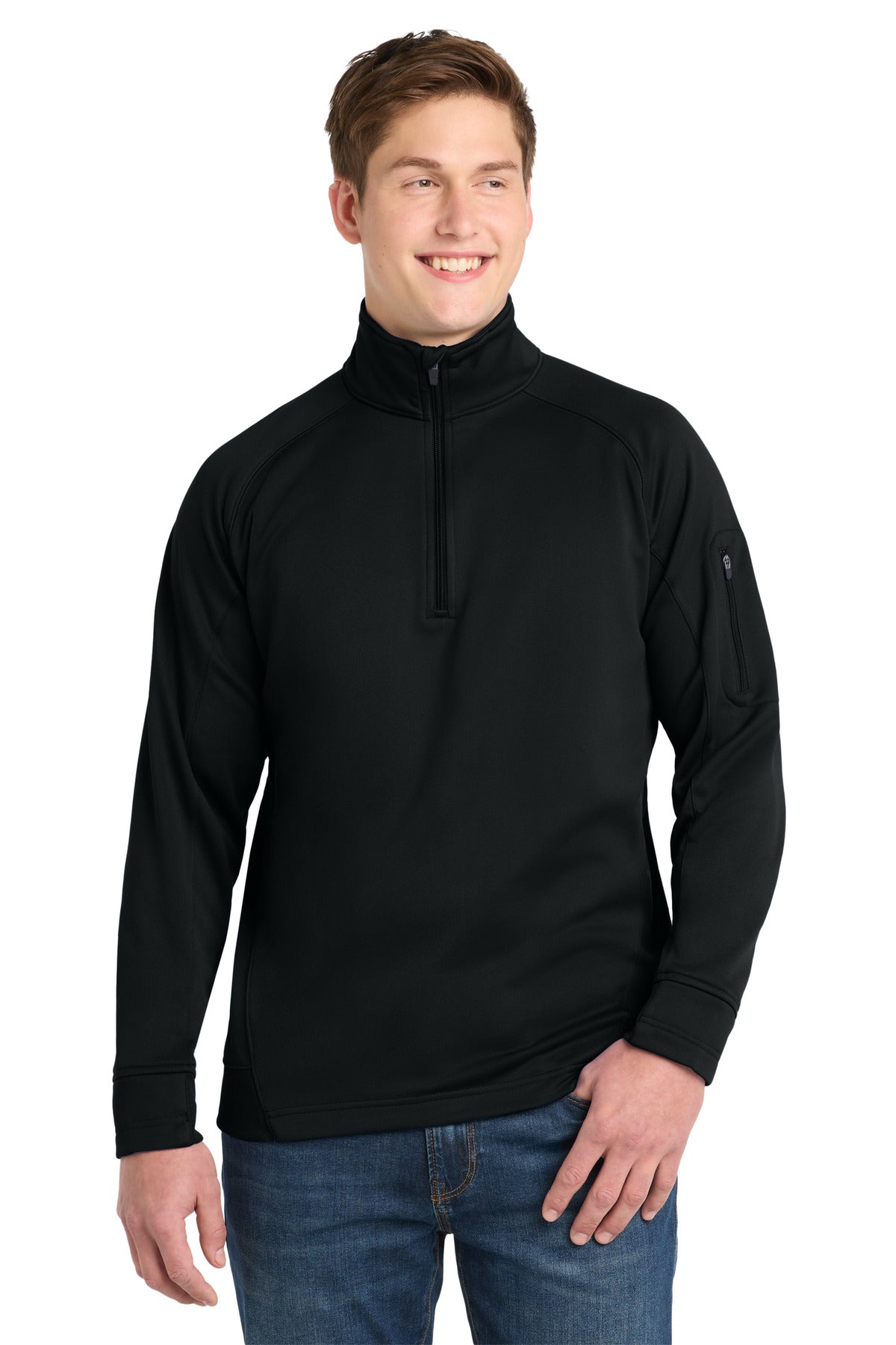 Sport-Tek Men's   Tech Fleece 1/4-Zip Pullover