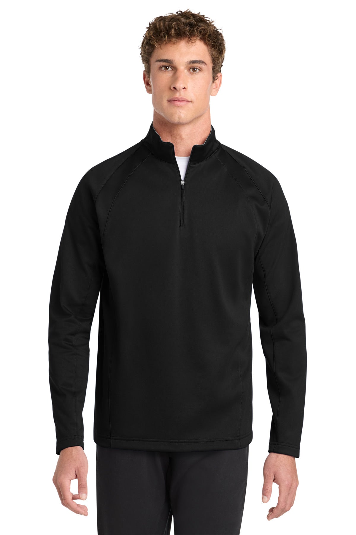 Sport-Tek Men's   Sport-Wick   Fleece 1/4-Zip Pullover