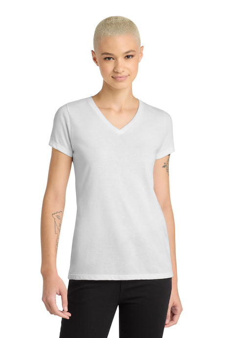 District Women's   Perfect Blend   CVC V-Neck Tee