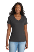 Port & Co Women's   Performance Blend V-Neck Tee