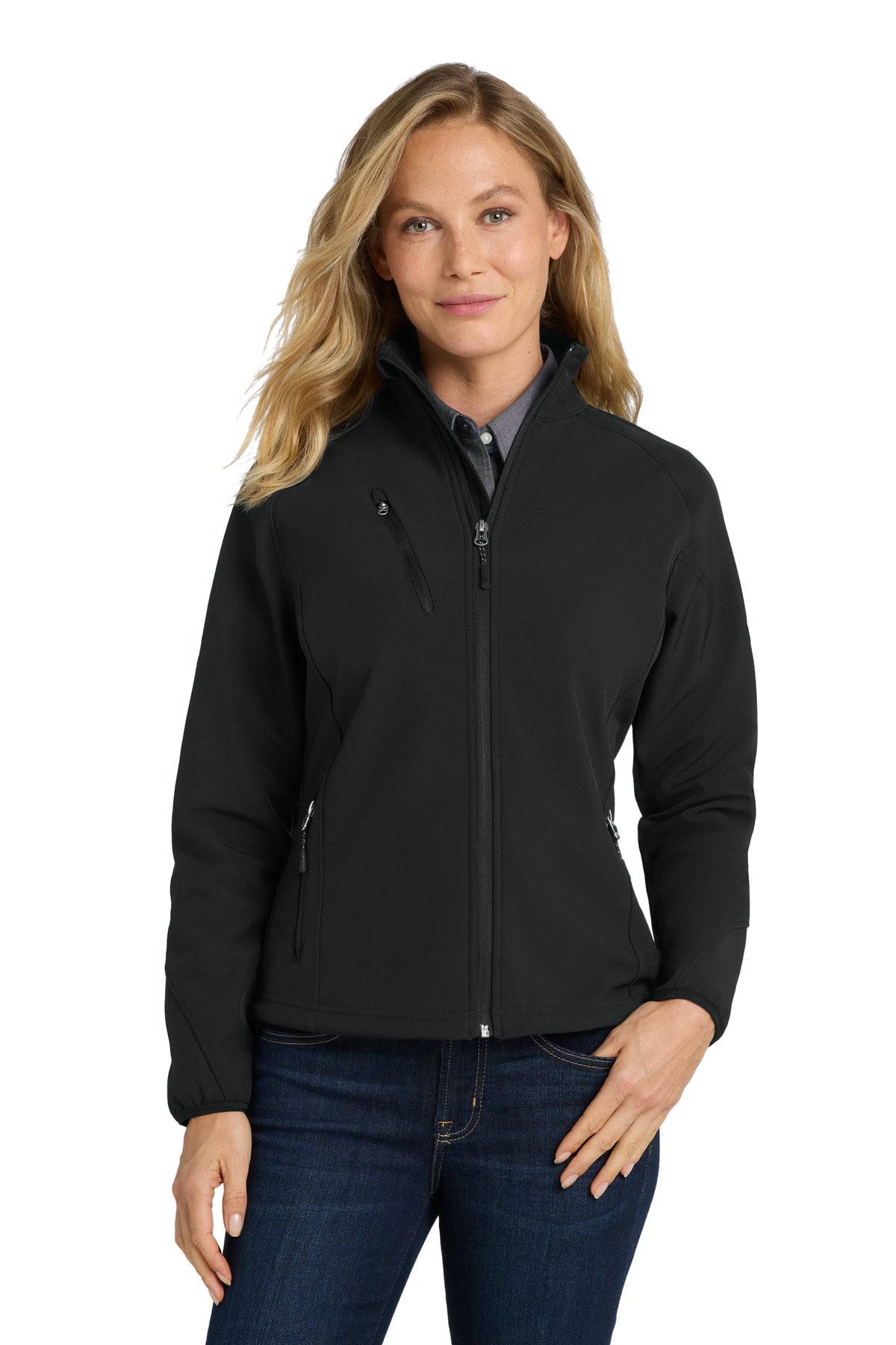 Port Authority Women's   Textured Soft Shell Jacket
