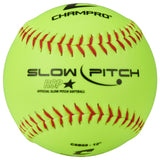 Champro One Dozen 12" Slow Pitch Practice Softballs