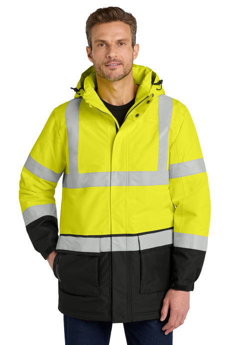 Port Authority Men's   ANSI 107 Class 3 Safety Heavyweight Parka
