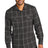 Port Authority Men's   Long Sleeve Ombre Plaid Shirt W672