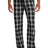 District Men's   Flannel Plaid Pant