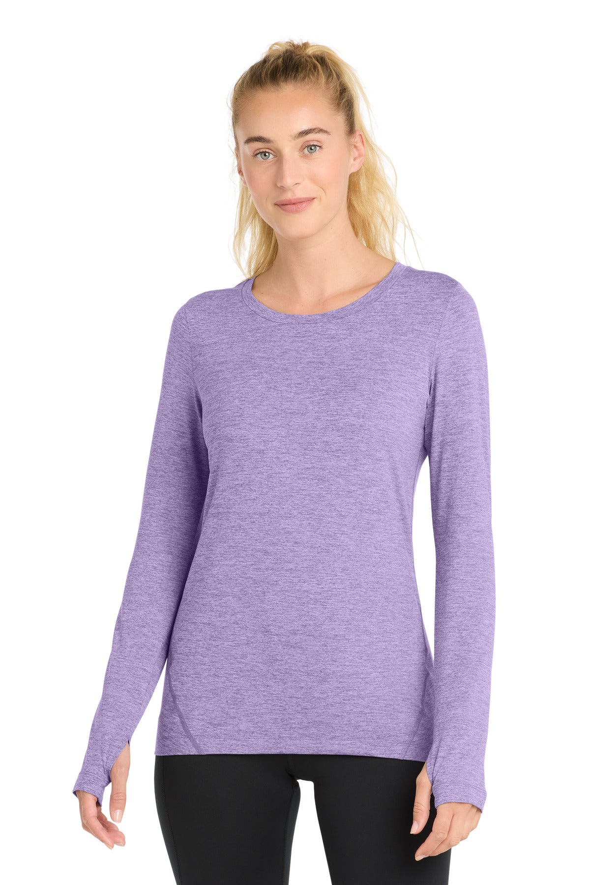 Sport-Tek Women's    Exchange 1.5 Long Sleeve Crew