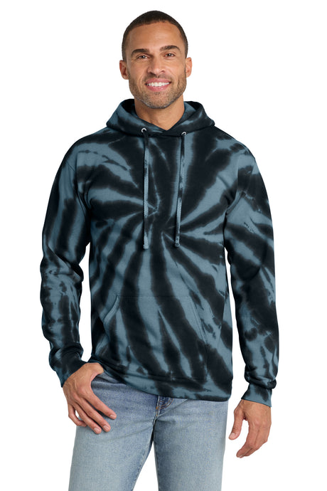 Port & Co Men's   Tie-Dye Pullover Hooded Sweatshirt