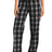 District Women's   Flannel Plaid Pant