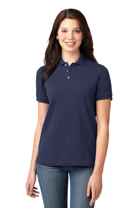 Port Authority Women's   Heavyweight Cotton Pique Polo