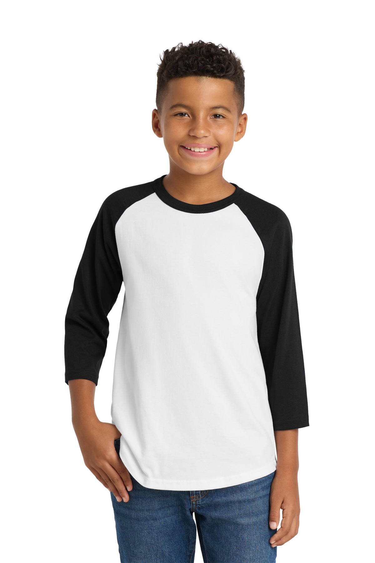 Sport-Tek Youth   Colorblock Raglan Jersey