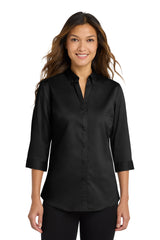 Port Authority Women's   3/4-Sleeve SuperPro   Twill Shirt