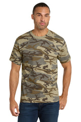 Port & Co Men's   Core Cotton Camo Tee